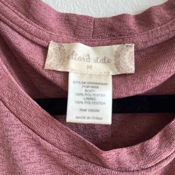 Altar’d State Mauve Dress, Medium, NWT - Picture 3 of 4